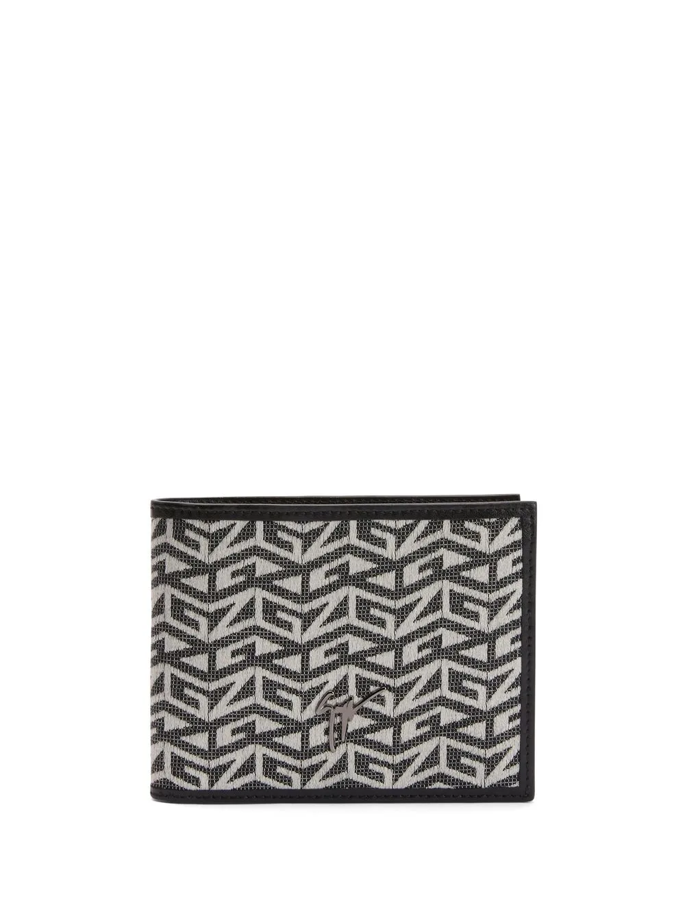 

Giuseppe Zanotti Albert monogram jacquard bi-fold wallet - Black