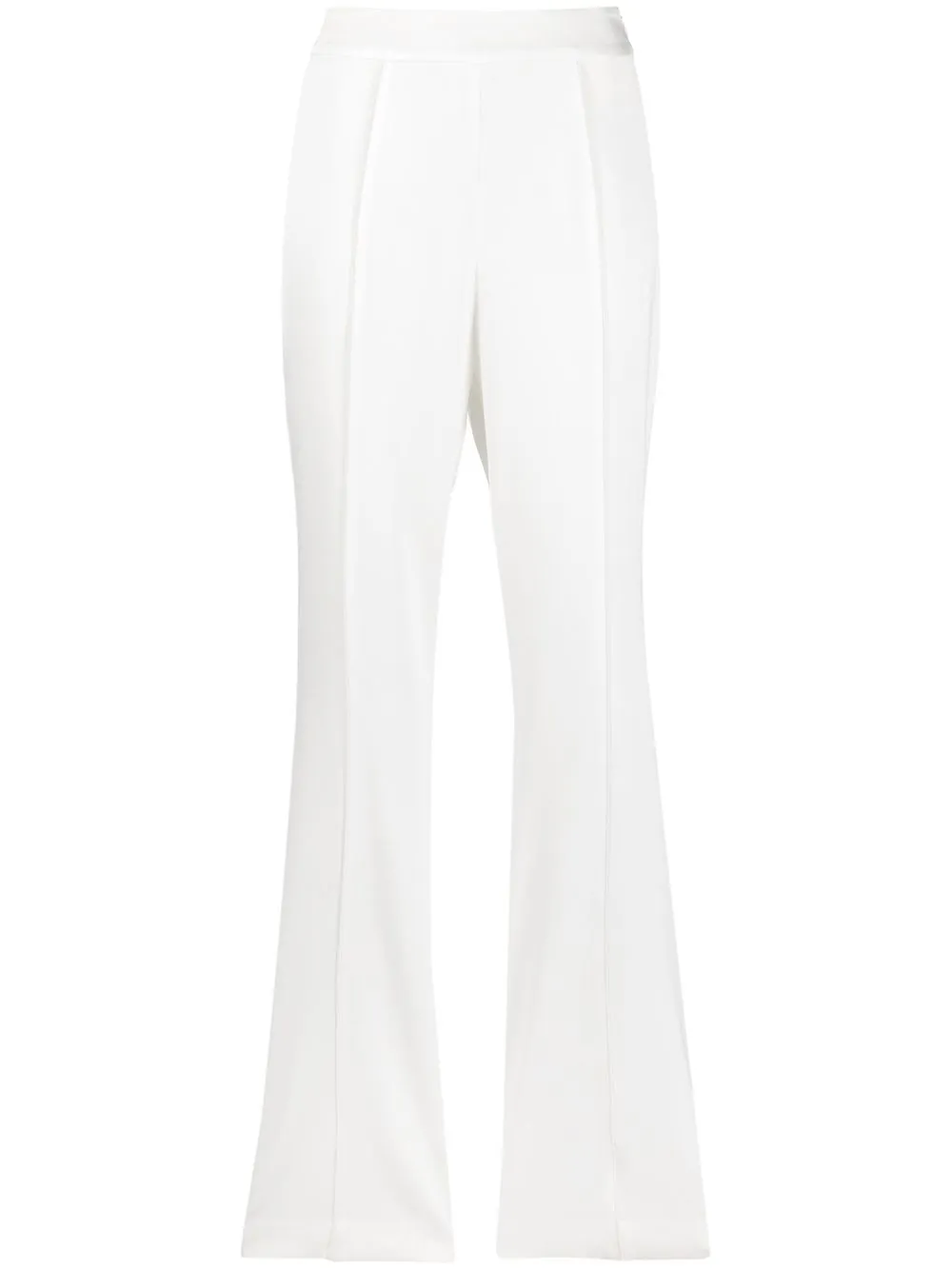 

V:PM ATELIER pantalones acampanados con pinzas - Blanco