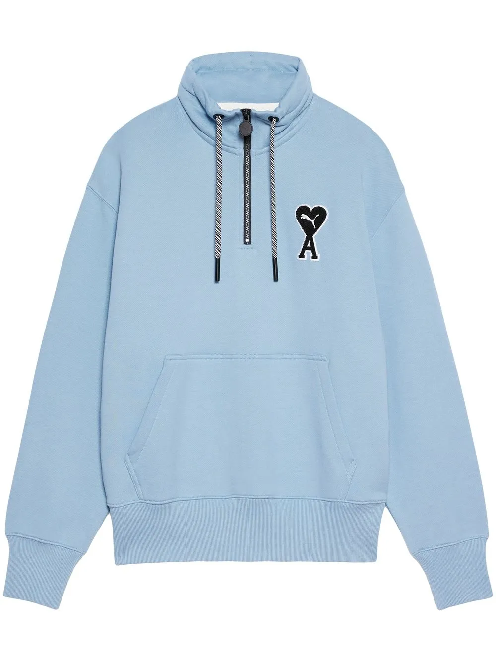 

AMI Paris x PUMA half-zip sweatshirt - Blue