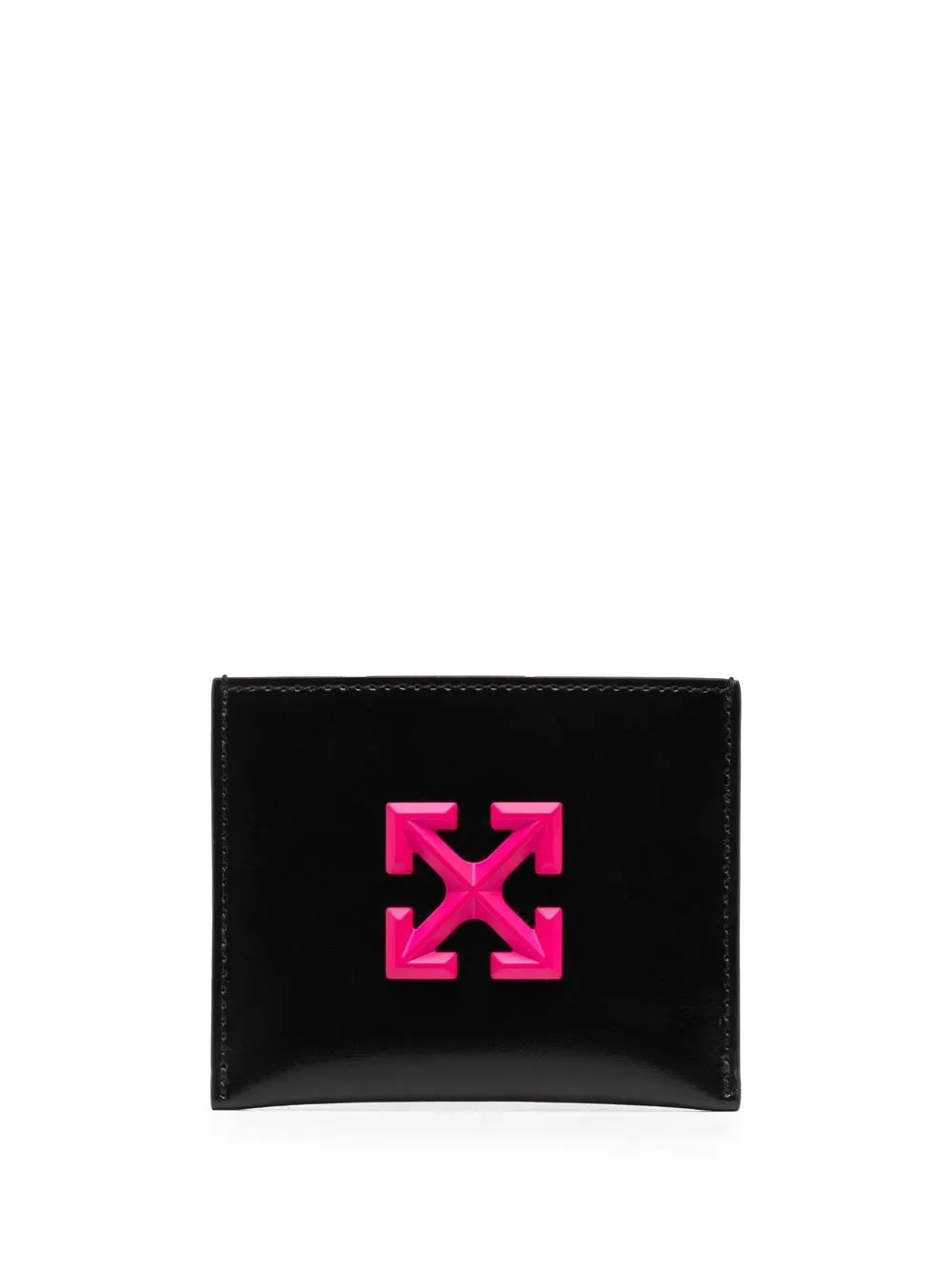 

Off-White arrow logo cardholder - Black