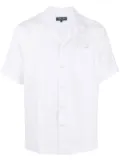 Frescobol Carioca short-sleeve linen shirt - White