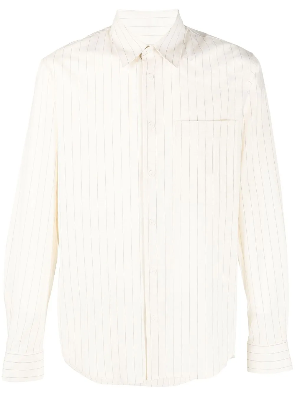 

SANDRO pinstripe long-sleeve shirt - Neutrals