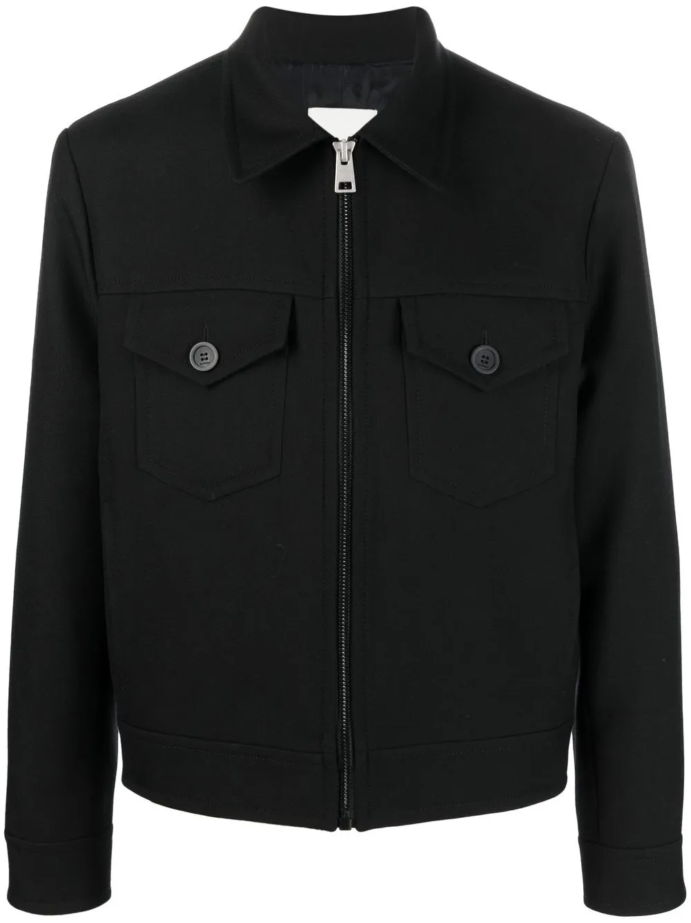 

SANDRO zip-up shirt jacket - Black