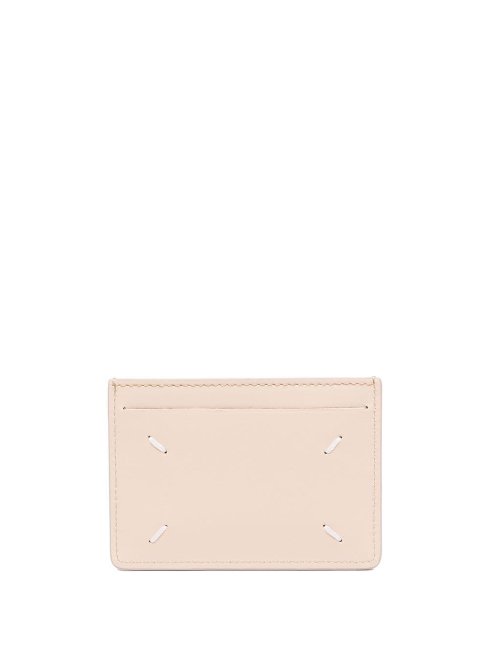 Maison Margiela Pasjeshouder met logopatch - Beige