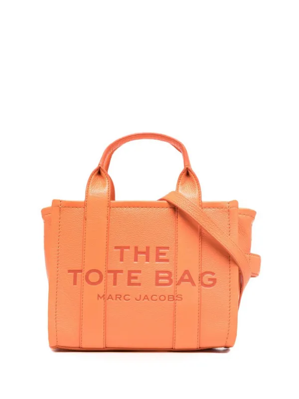 Marc Jacobs Small The Leather Tote Bag | Orange | FARFETCH UK
