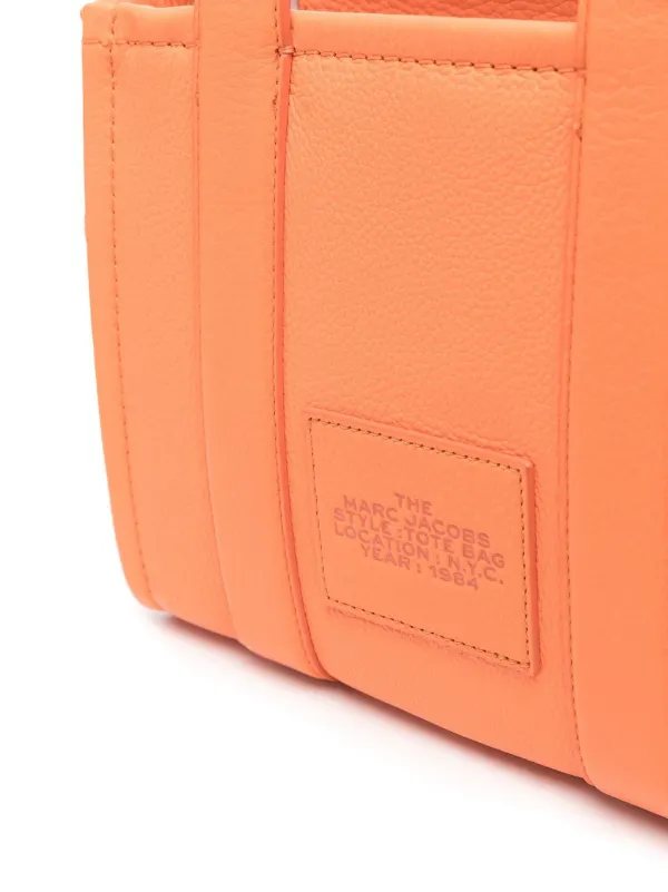 Marc Jacobs Small The Leather Tote Bag | Orange | FARFETCH CA