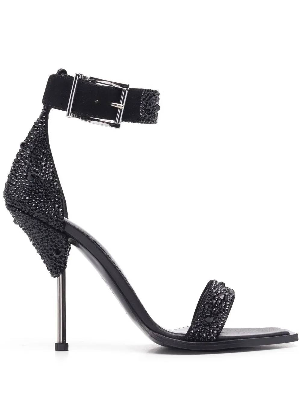 

Alexander McQueen sandalias con tacón de 110mm - Negro