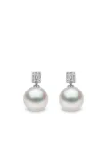 Yoko London 18kt white gold Starlight south sea pearl and diamond earrings - Silver