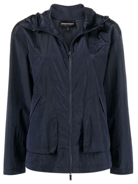 Emporio Armani lightweight zip-front jacket