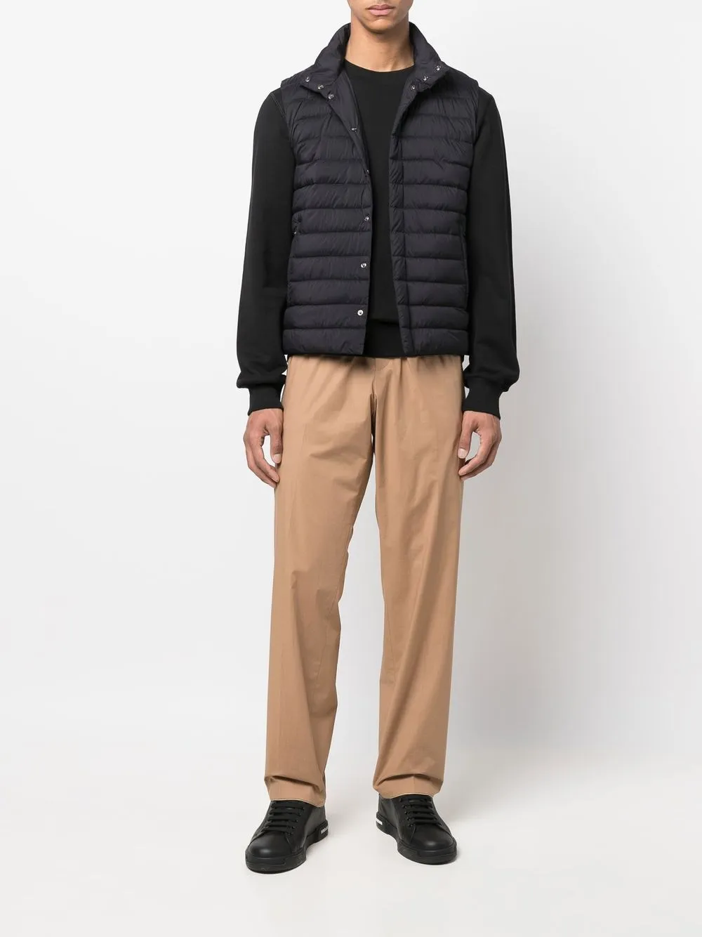 Herno Bodywarmer met drukknopen - Blauw