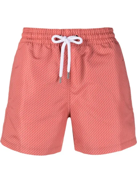 Frescobol Carioca jacquard Pepe-print swim shorts