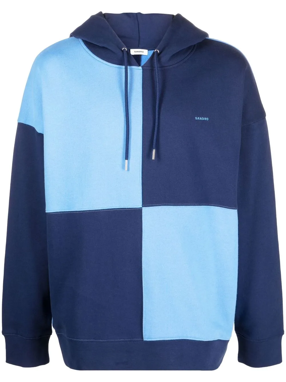 

SANDRO hoodie con logo bordado - Azul