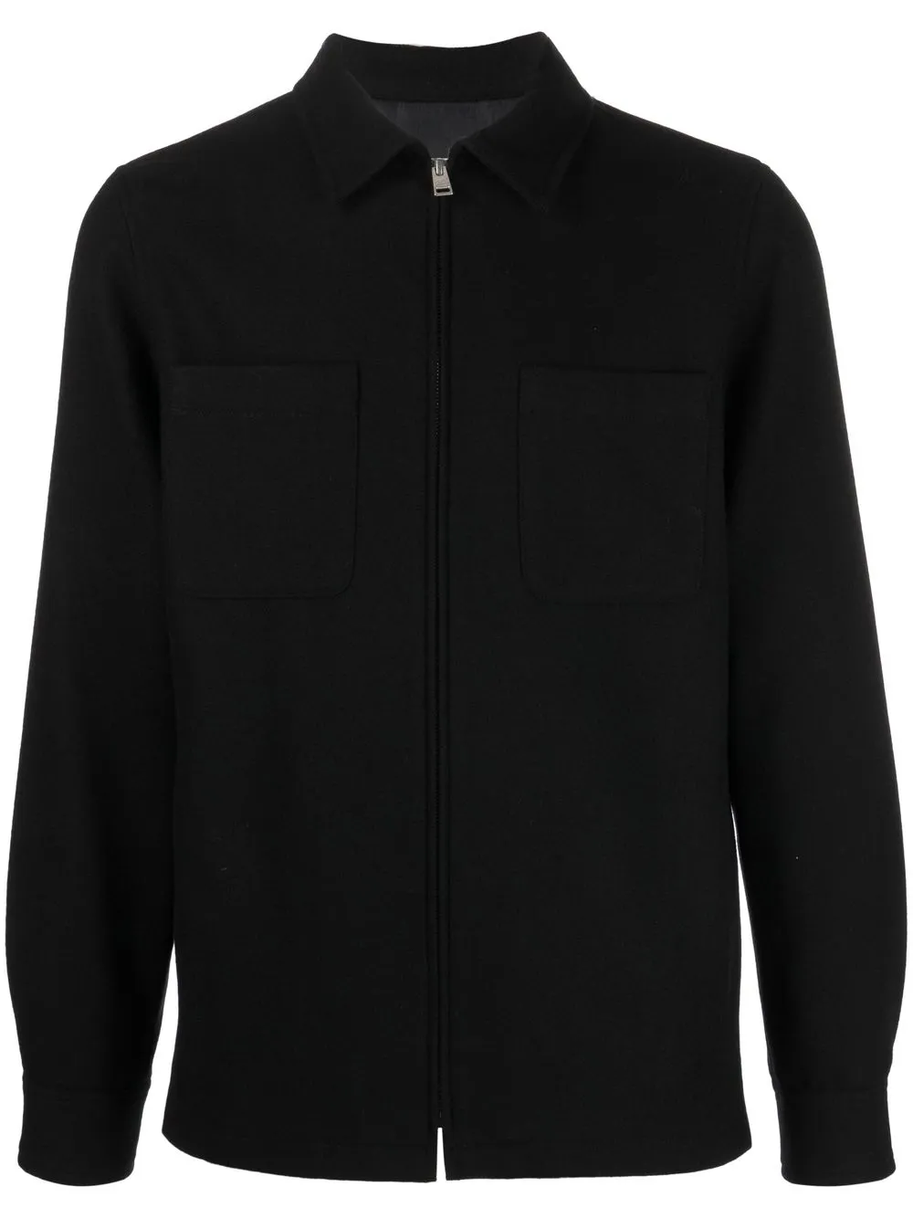 SANDRO zipped-up shirt jacket | Smart Closet