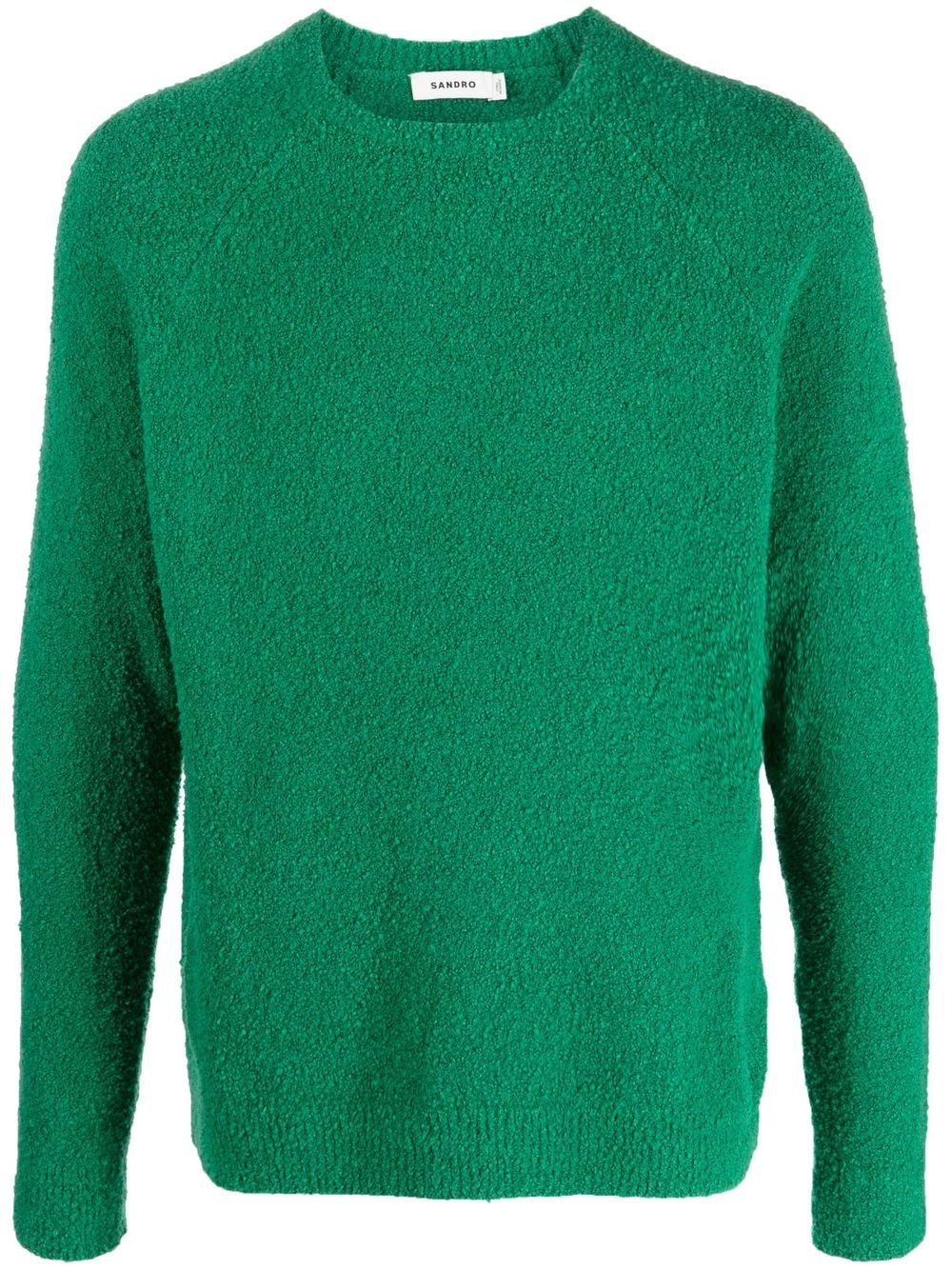 SANDRO crew-neck long-sleeve Jumper - Farfetch