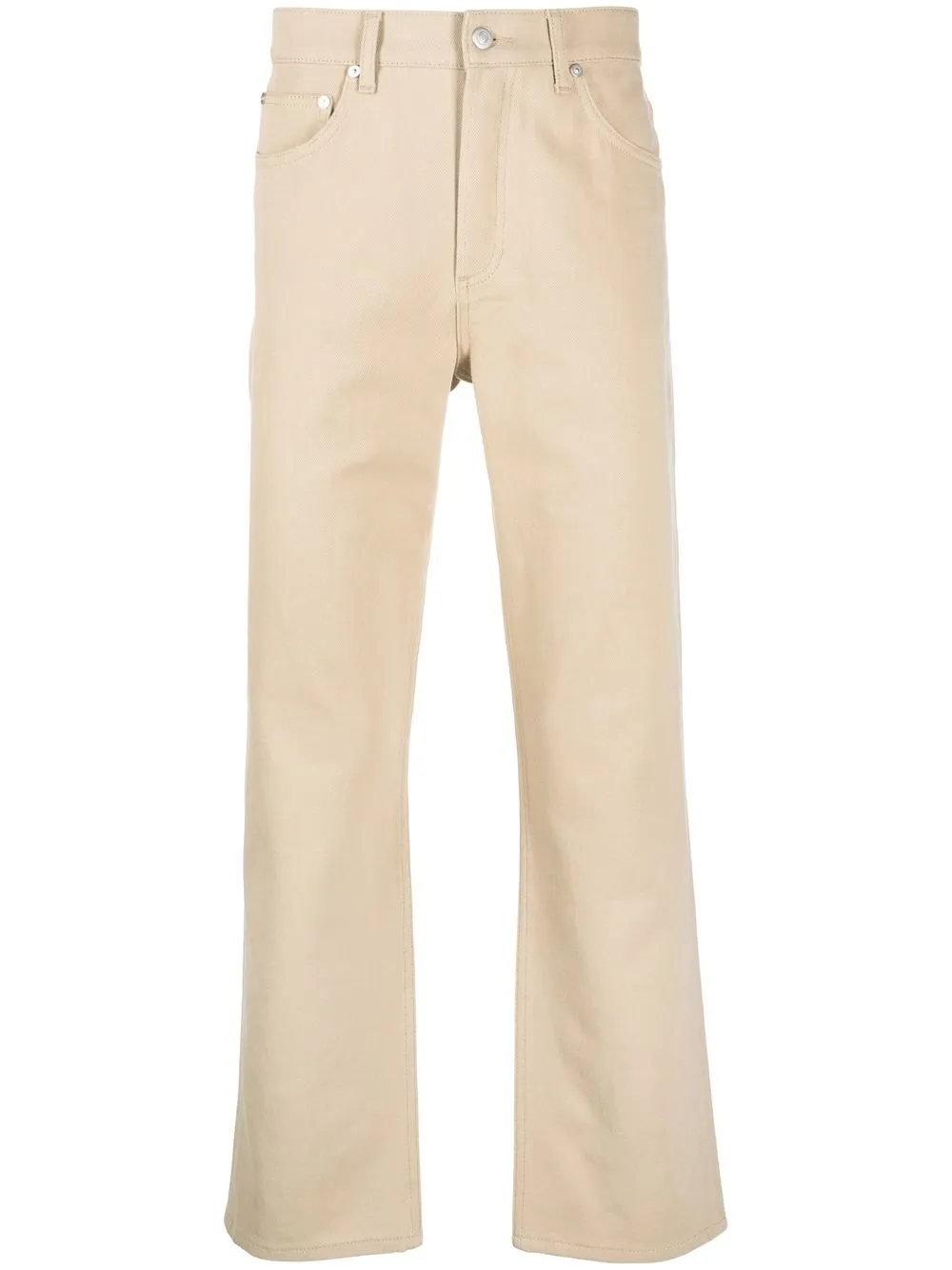 

SANDRO Heavy straight-leg jeans - Neutrals