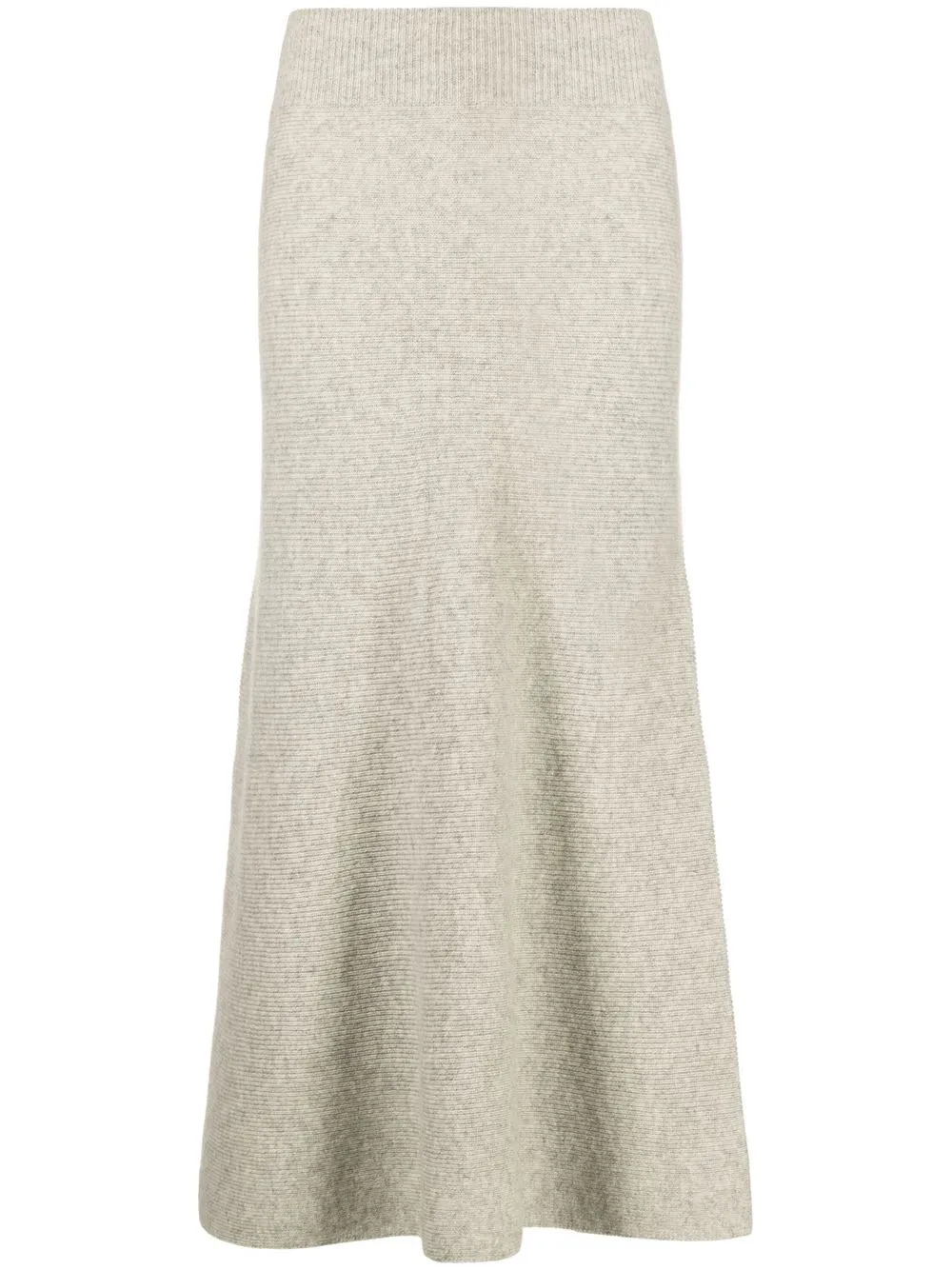 

SANDRO Davia flared midi skirt - Grey