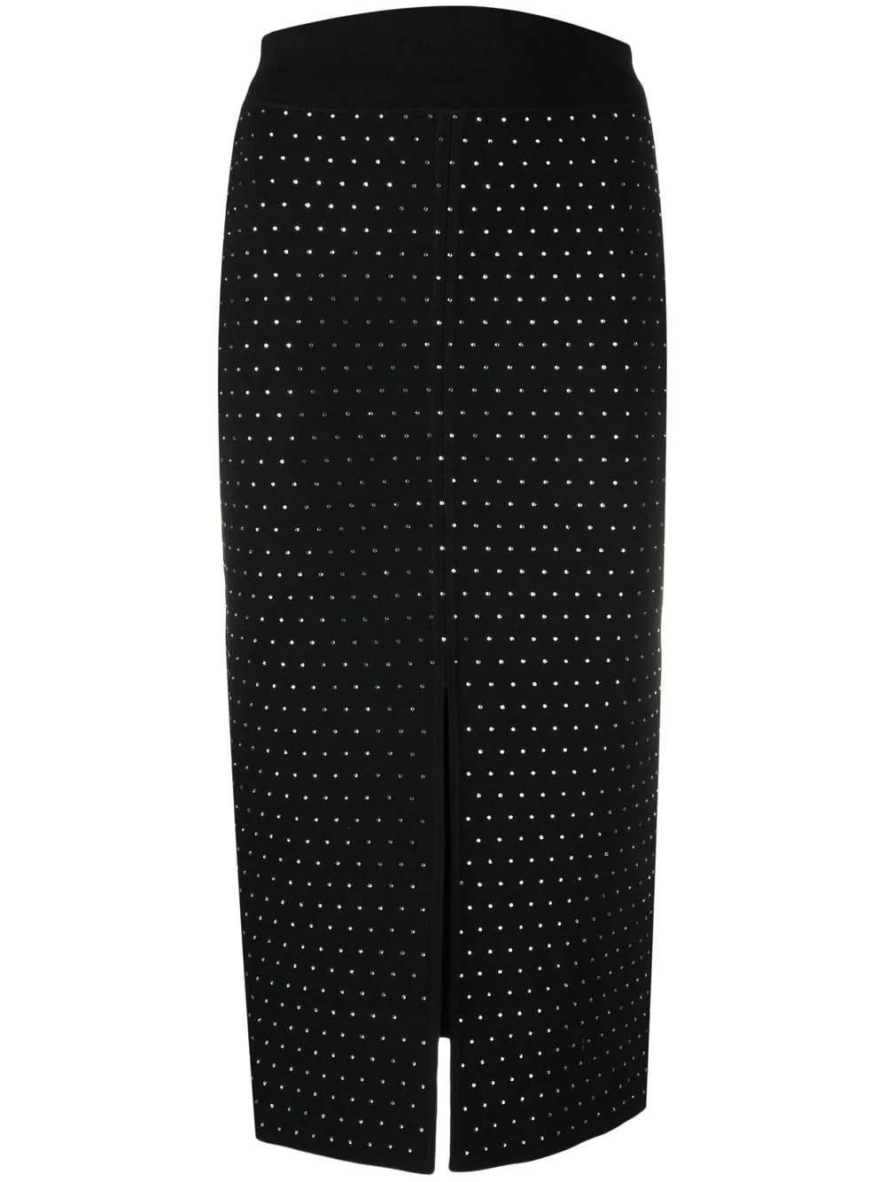 

SANDRO rhinestone-embellished pencil skirt - Black