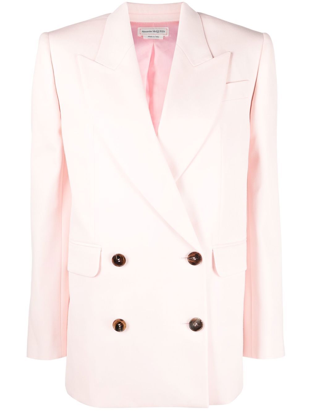 

Alexander McQueen double-breasted boxy blazer - Pink