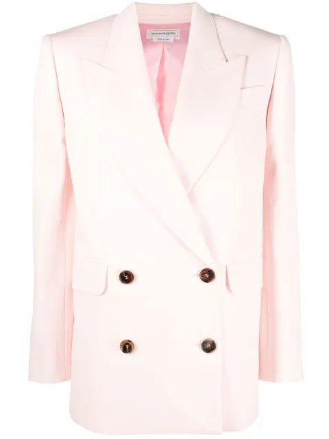 Alexander McQueen double-breasted boxy blazer