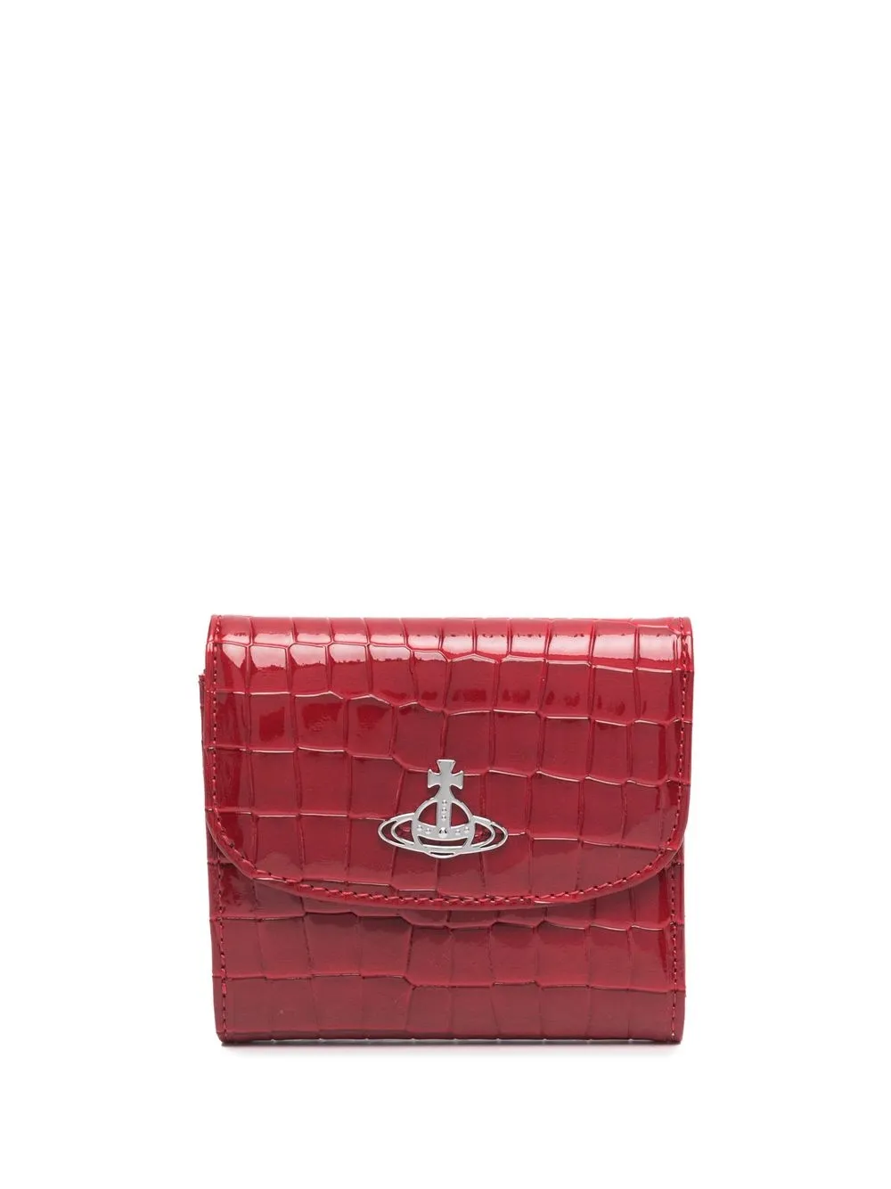 

Vivienne Westwood crocodile-embossed wallet - Red
