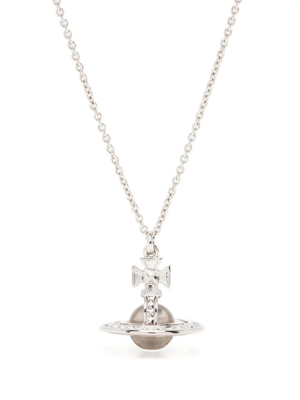 Vivienne Westwood Collana con pendente Orb - Argento