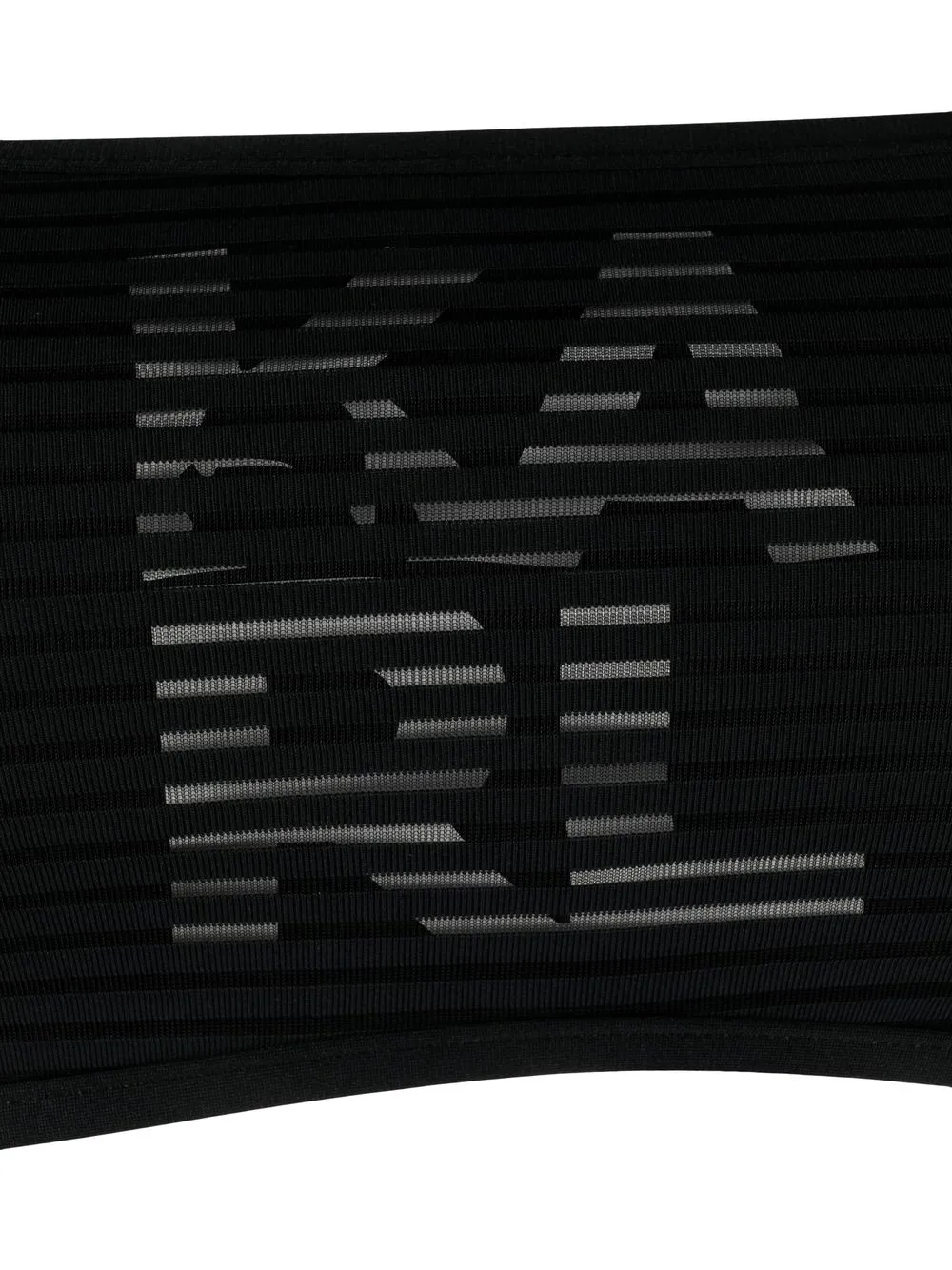 Karl Lagerfeld Bandeau bikinitop Zwart