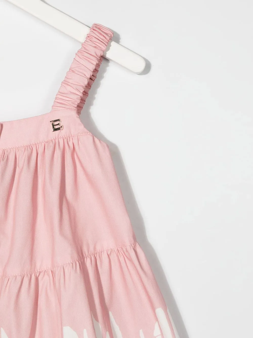 Ermanno Scervino Junior Butterfly-print Flared Dress In White