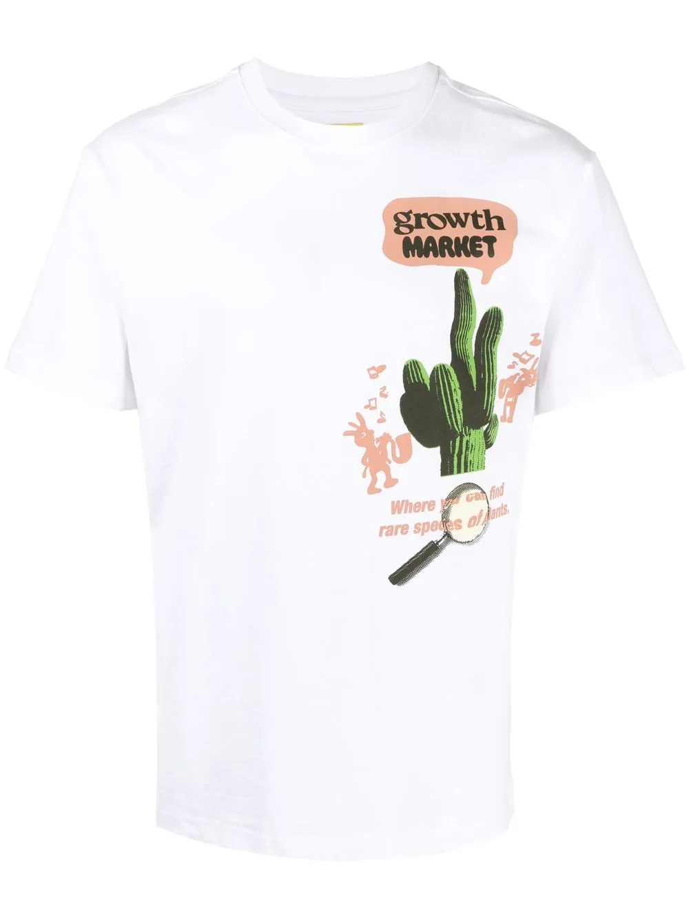 

MARKET playera con estampado Growth Market - Blanco