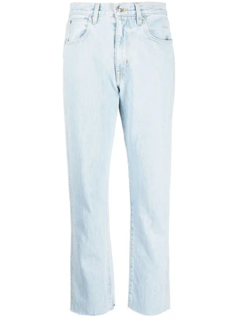 SLVRLAKE mid-rise straight-leg jeans 