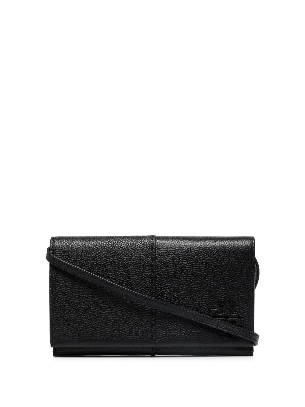 

Tory Burch logo-plaque crossbody bag - Black