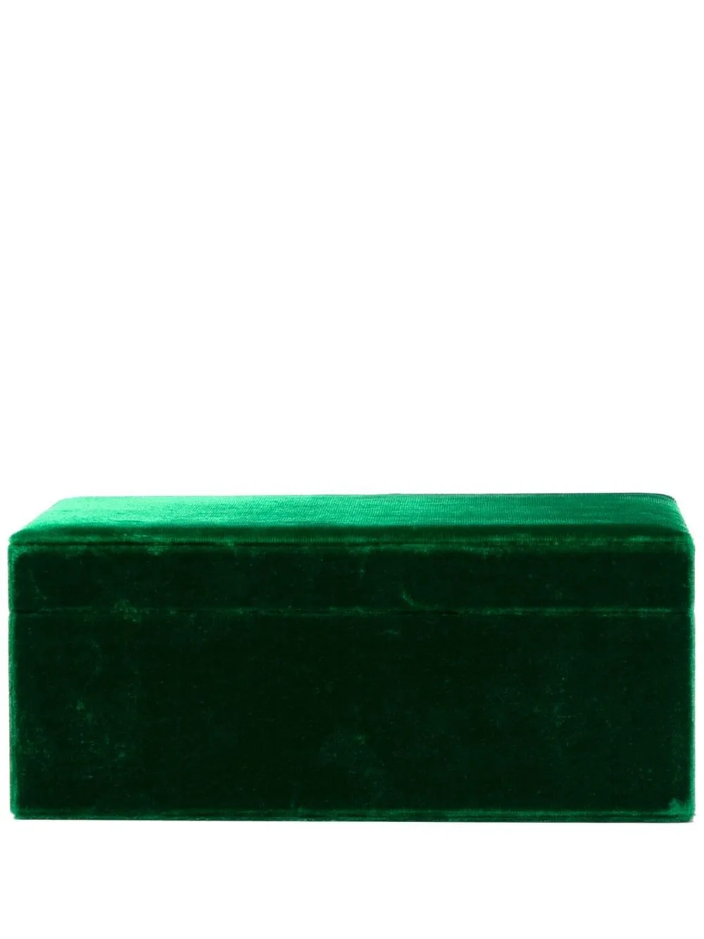 

Sophie Bille Brahe Trésor crushed-velvet jewellery box - Green