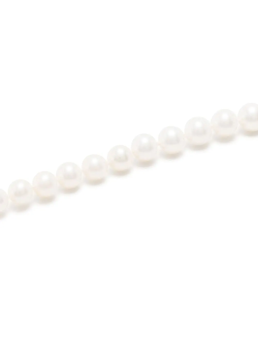 Shop Sophie Bille Brahe 14kt Gold Peggy Freshwater-pearl Necklace In White