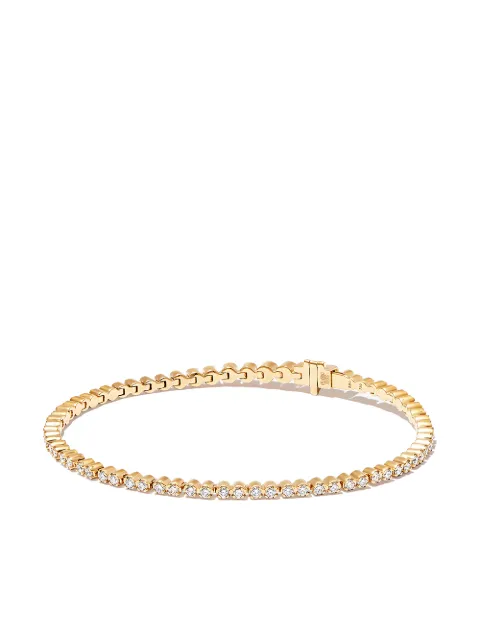 Sophie Bille Brahe 18kt yellow gold diamond tennis bracelet