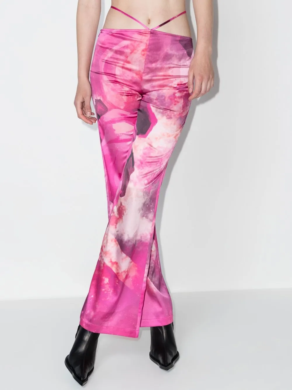 Kim Shui cut-out Flared Trousers - Farfetch
