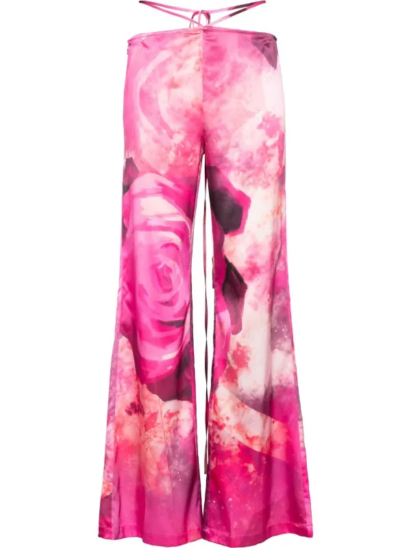 Kim Shui cut-out Flared Trousers - Farfetch