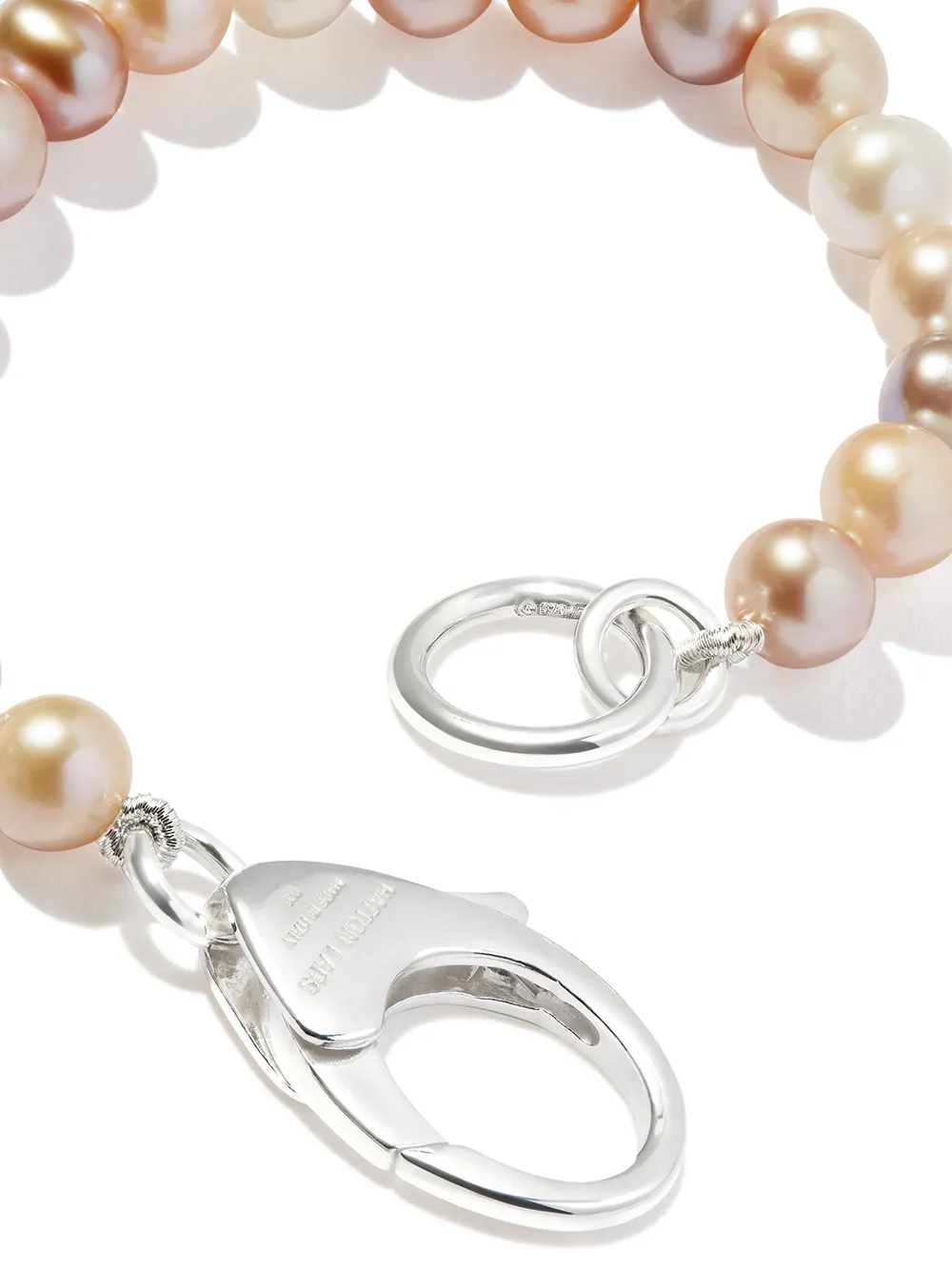  Hatton Labs Sterling Silver Pearl Bracelet 