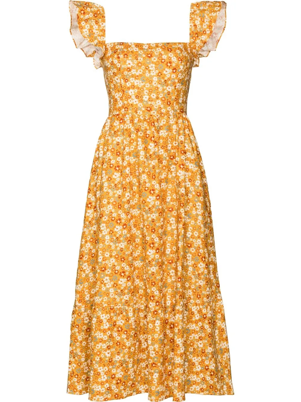 

Reformation vestido Lucila - Amarillo