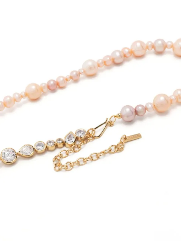 【COMPLETEDWORKS】Gobbled pearl necklace パールネックレス SETUP7｜les bon bon/playfully pearl necklace PK/プレイフリー