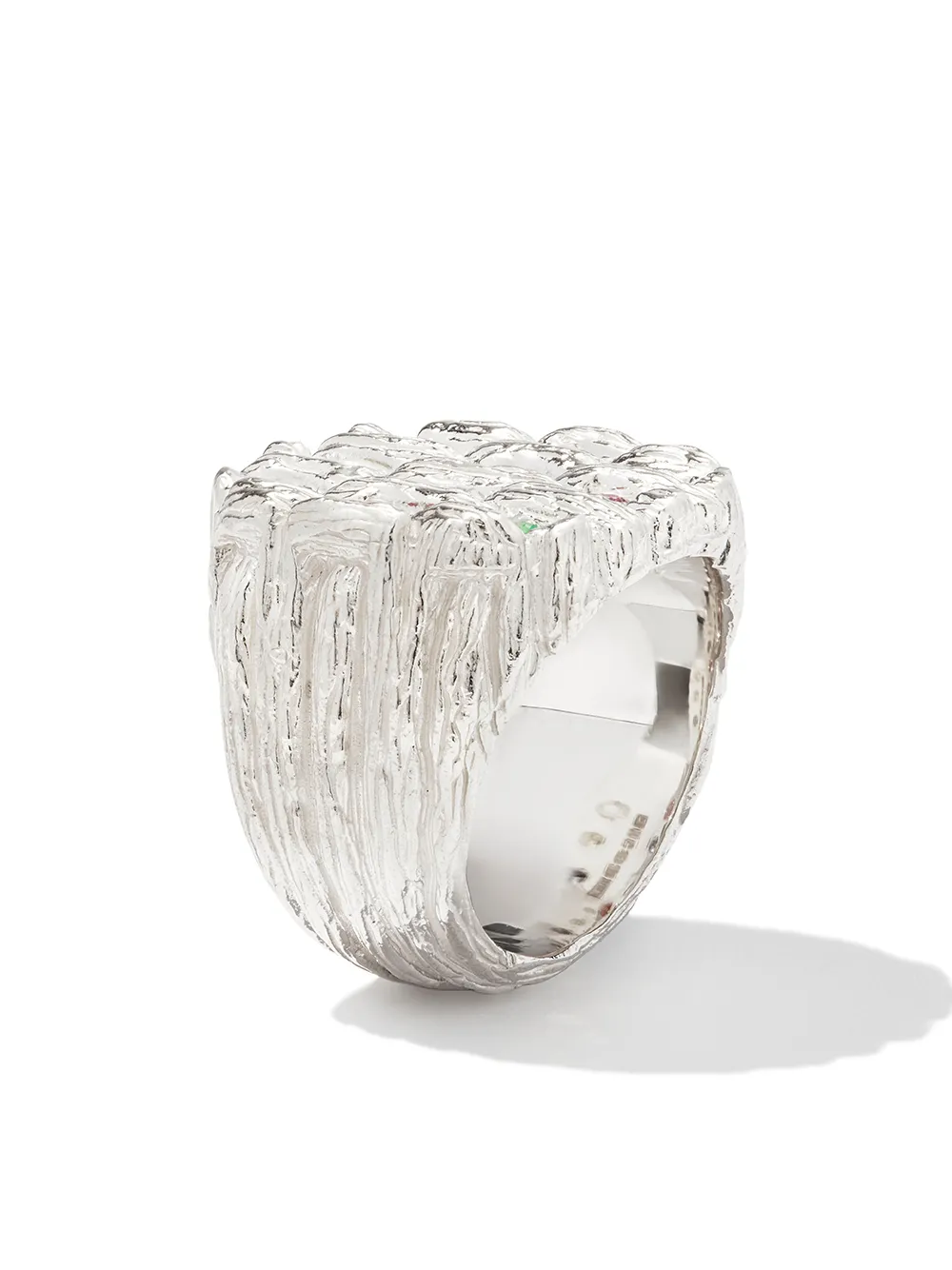 bleue burnham サファイア　リング Bleue Burnham サファイア リング | シルバートーン | FARFETCH JP