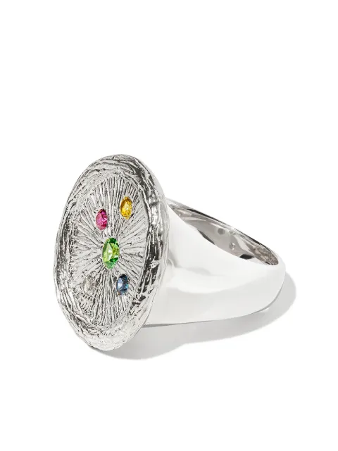 Bleue Burnham Plants See Better sapphire signet ring
