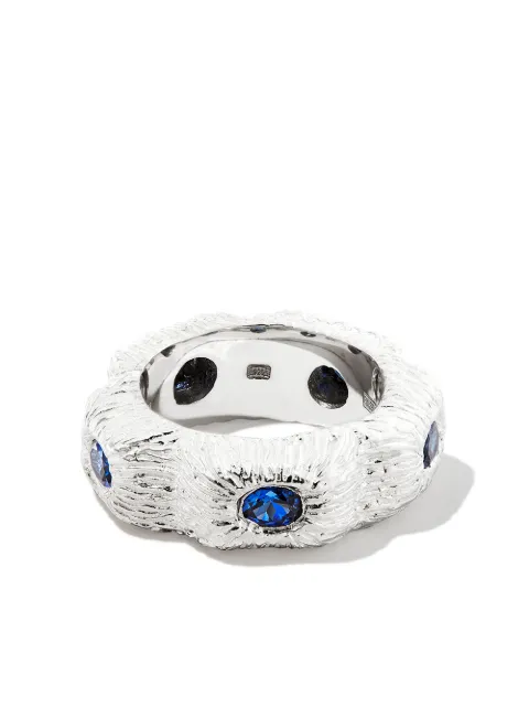Bleue Burnham Rasied Dome sapphire ring