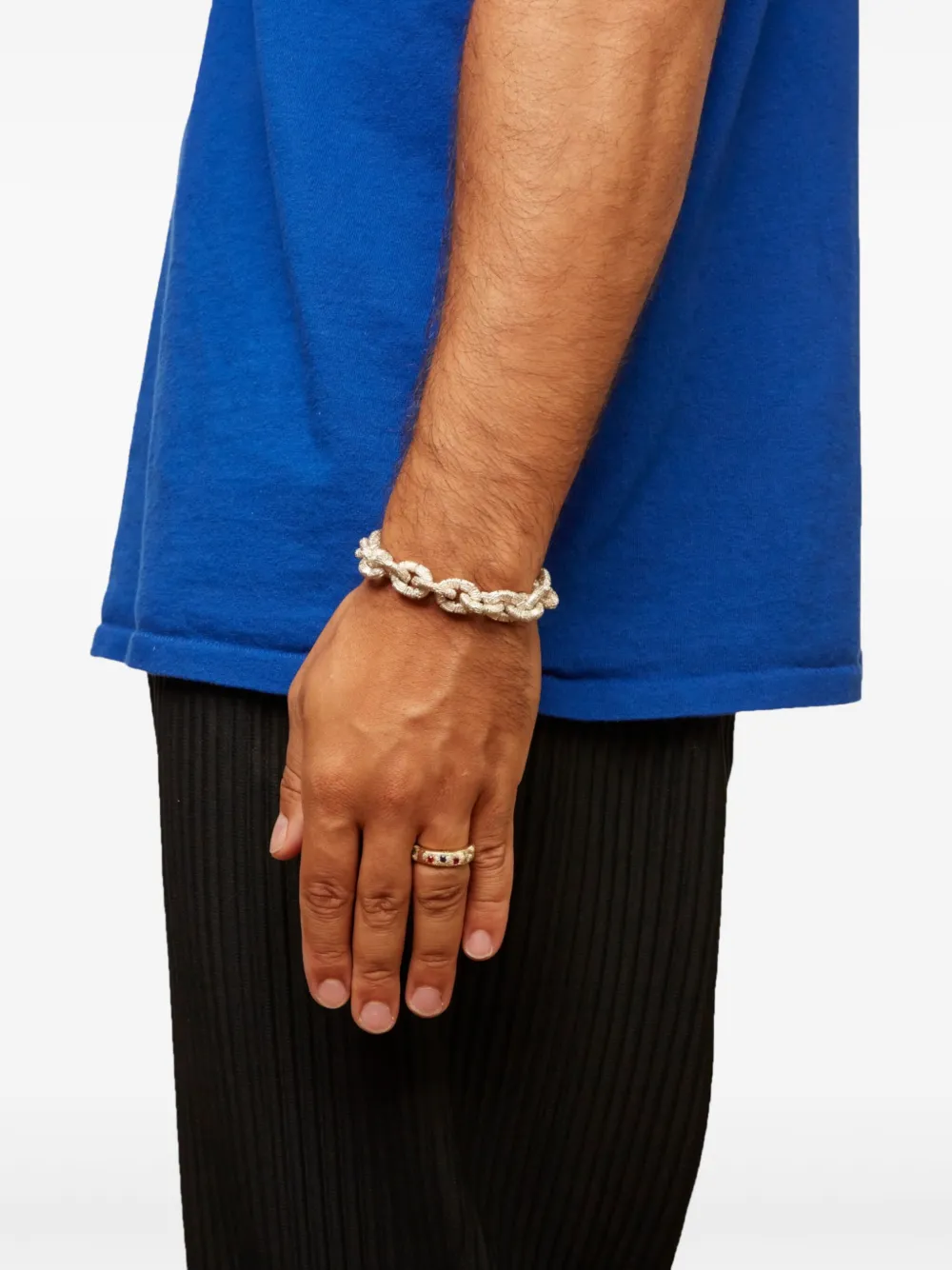 Bleue Burnham Anel Mycorrhizal de prata com safira | Image 2