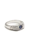 Bleue Burnham sterling silver Hand Me Down signet ring - BLUE