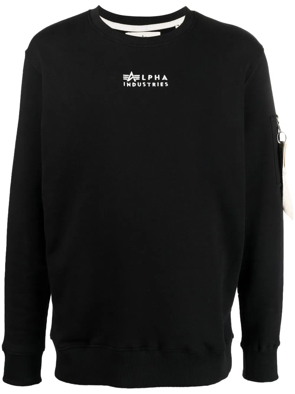 

Alpha Industries sudadera con logo bordado - Negro