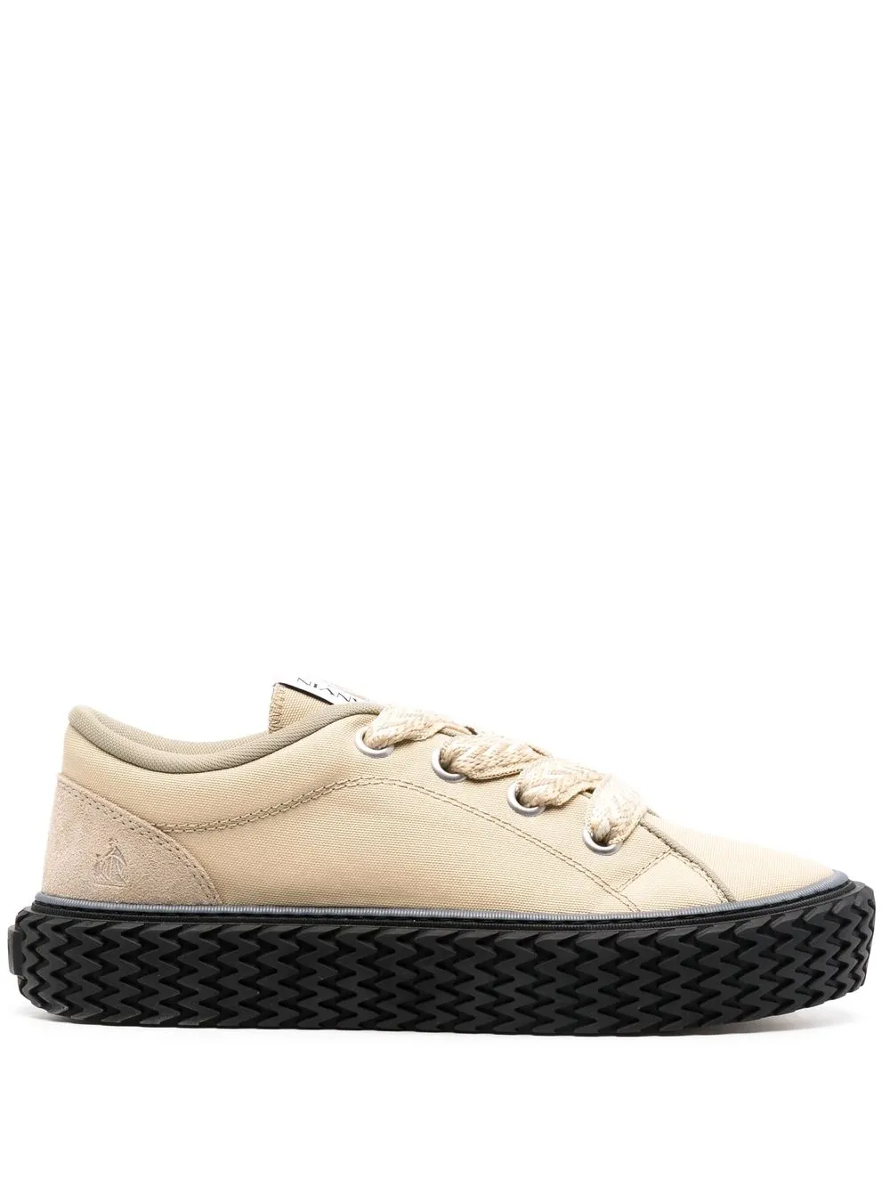 Lanvin logo low-top sneakers Neutrals