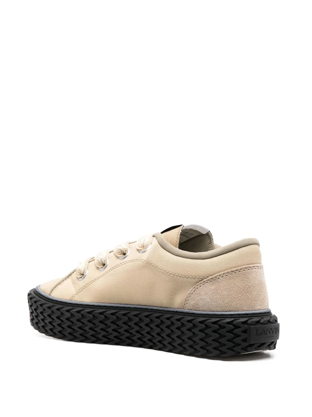 Lanvin logo low-top sneakers Neutrals