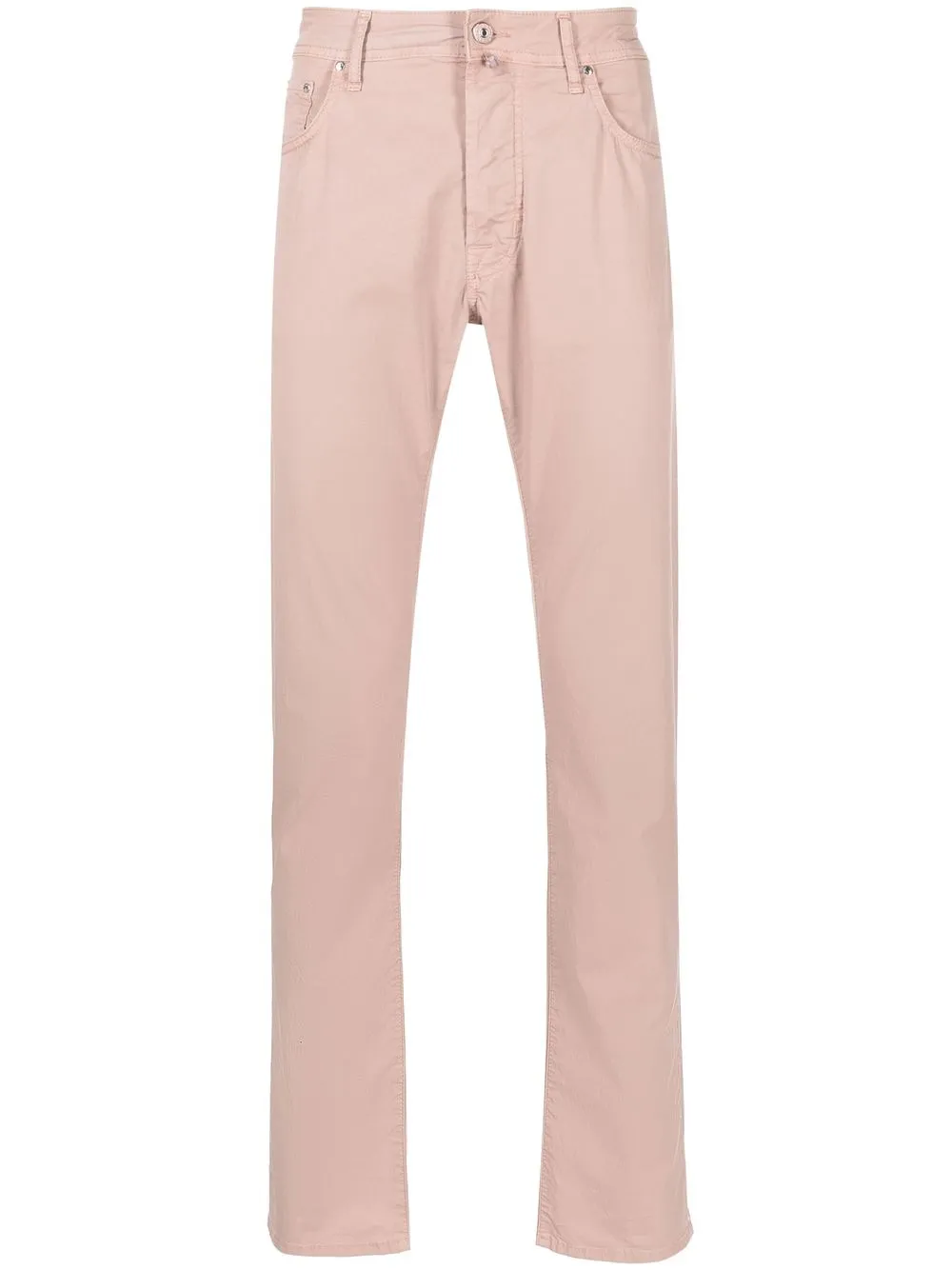 

Jacob Cohën mid-rise straight-leg chinos - Pink