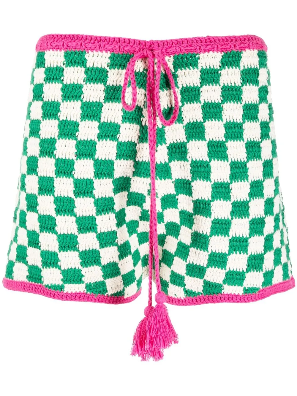 

MC2 Saint Barth drawstring knitted shorts - Green