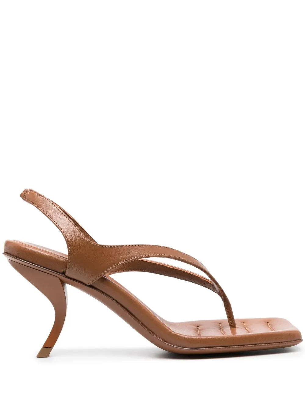 

GIABORGHINI Rosie leather sandals - Brown