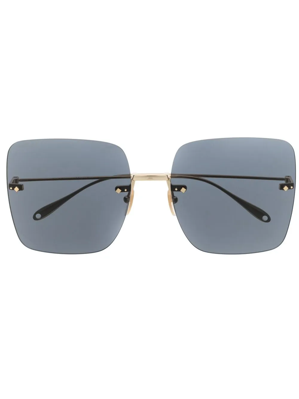 

Gucci Eyewear lentes de sol con armazón cuadrada - Dorado